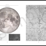 Published sample pages of the Moon Atlas